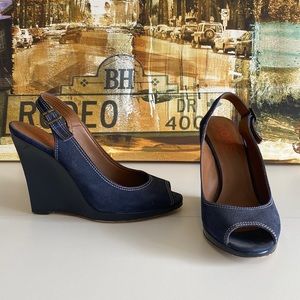 MK Navy Wedges (made in Italy)